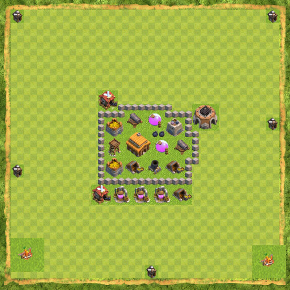 Base Trophy Coc Th 3 20