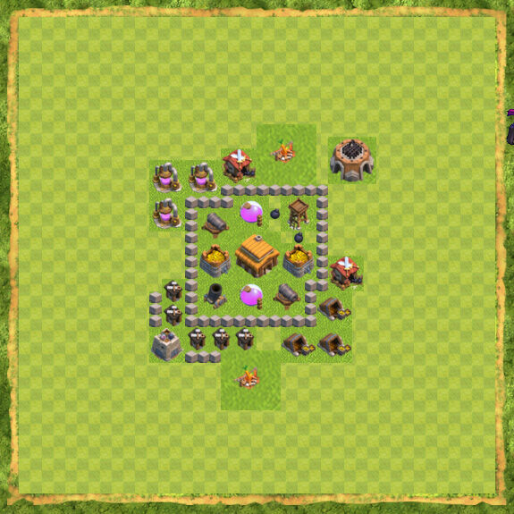 Base Trophy Coc Th 3 23