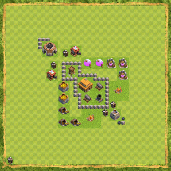 Base Trophy Coc Th 3 9