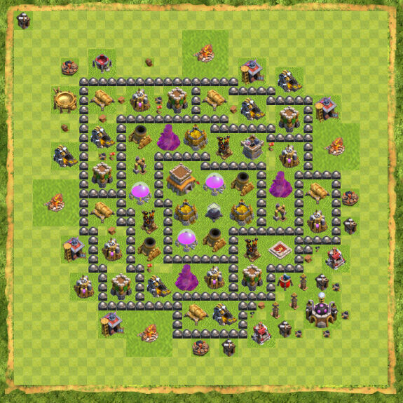 Base Defense Coc Th 8 25