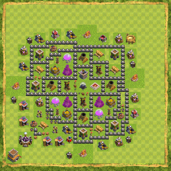 Base Farming Coc Th 8 15