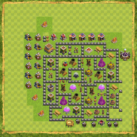 Base Farming Coc Th 8 19