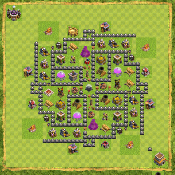 Base Farming Coc Th 8 20