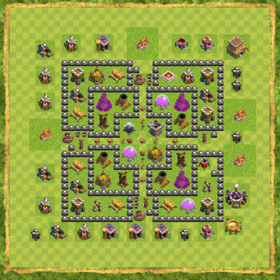 Base Farming Coc Th 8 26
