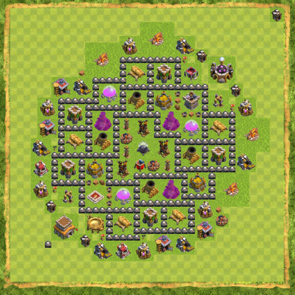 Base Farming Coc Th 8 3