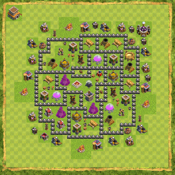 Base Farming Coc Th 8 51