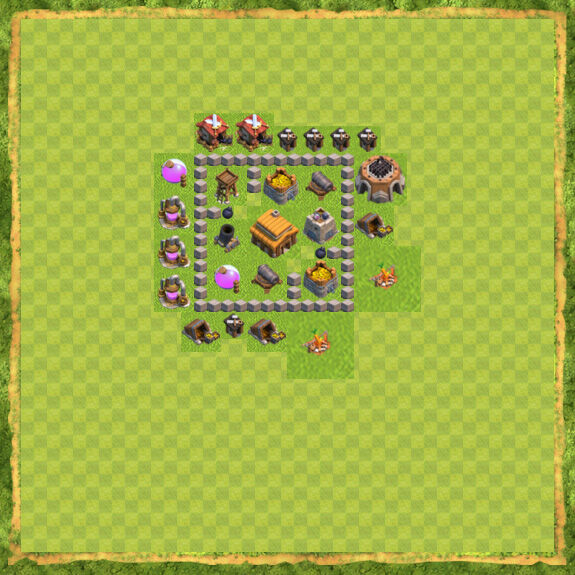 Base War Coc Th 3 1