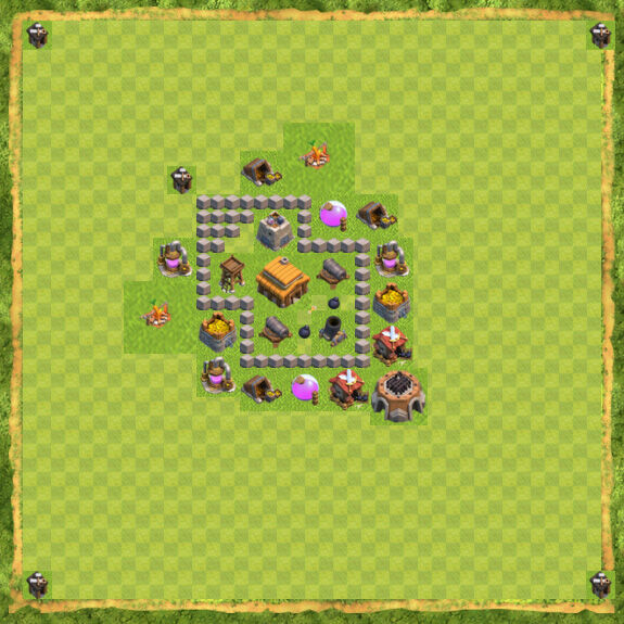Base War Coc Th 3 13