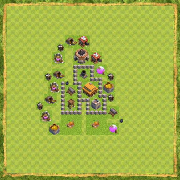 Base War Coc Th 3 19