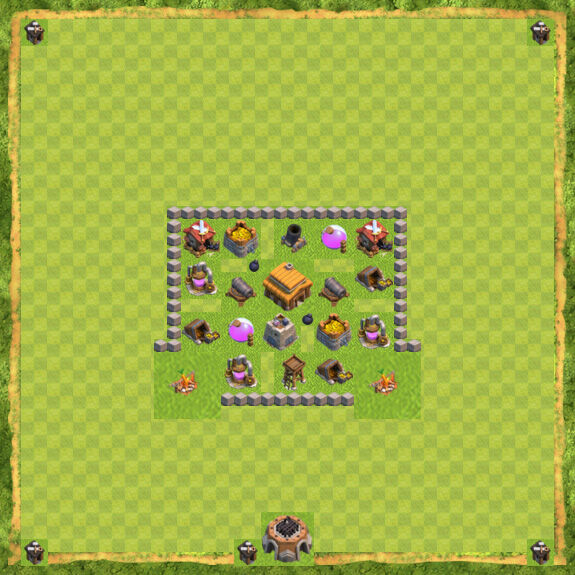 Base War Coc Th 3 20