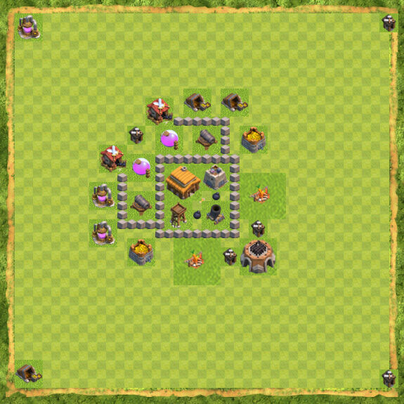 Base War Coc Th 3 21