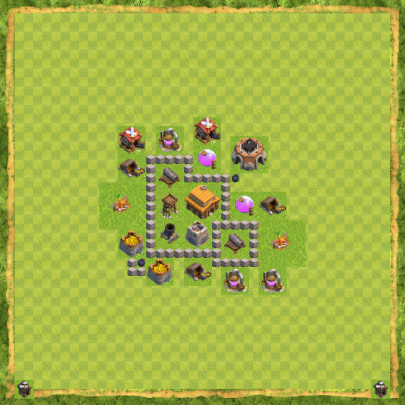 Base War Coc Th 3 22