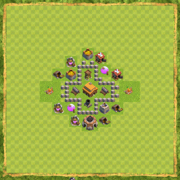Base War Coc Th 3 26