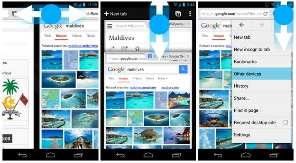 Fitur Baru Chrome 30 Beta%20untuk Android Dan Desktop Android Swipe