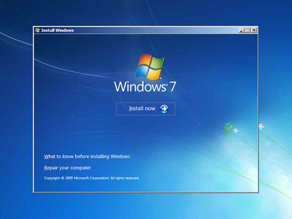 Cara Instal Windows7 3