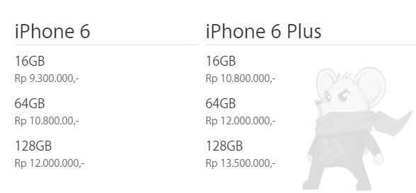 Harga Iphone 6