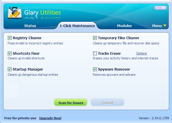 Glary Utilities Lisensi Gratis