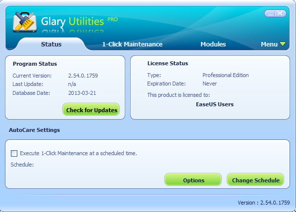 Glary Utilities Lisensi Gratis 2