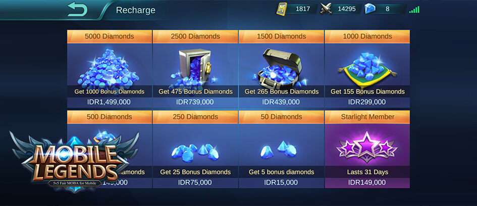 Cara Beli Diamonds Mobile Legends Pakai Pulsa Tanpa Kartu 