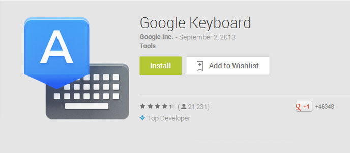 Download APK Google Keyboard for Android - JalanTikus.com