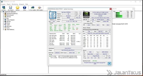 Asus Rog G752 23