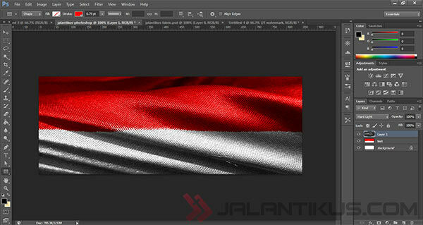 Cara Membuat Gambar Bendera 3D Di Photoshop 10
