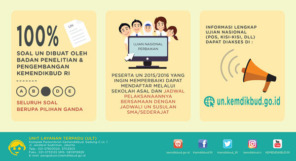 Jadwal Ujian Nasional 2017 3
