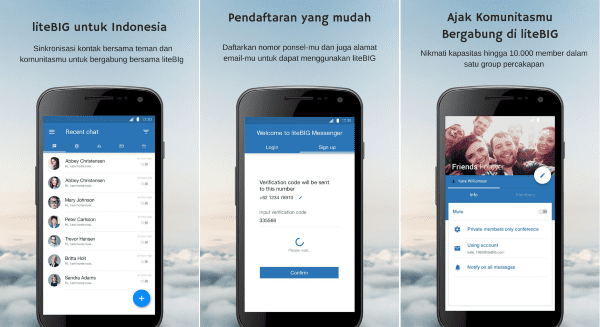 Litebig Messenger Aplikasi Chatting Indonesia 1