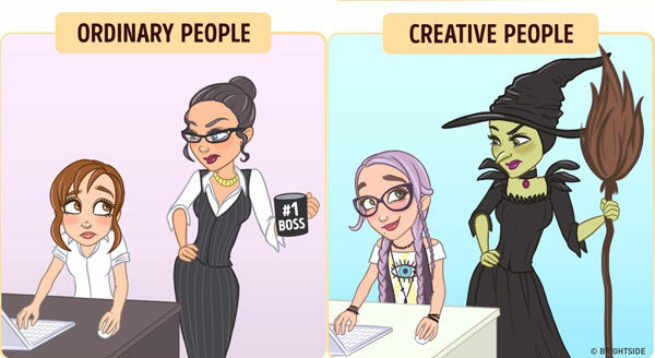Perbedaan Orang Kreatif Dan Biasa 6