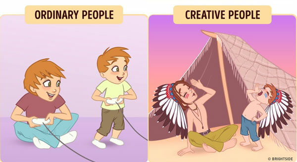 Perbedaan Orang Kreatif Dan Biasa 8
