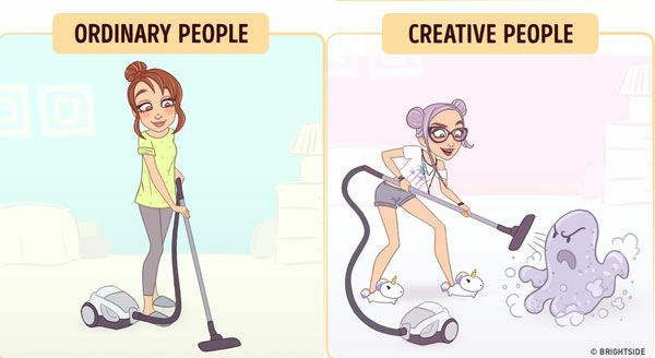 Perbedaan Orang Kreatif Dan Biasa 9