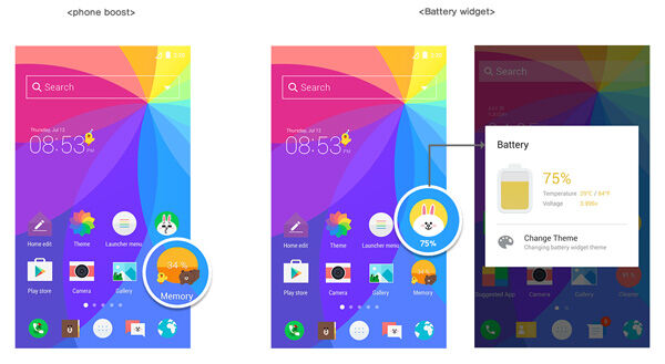 Line Launcher Android Sticker Theme 3