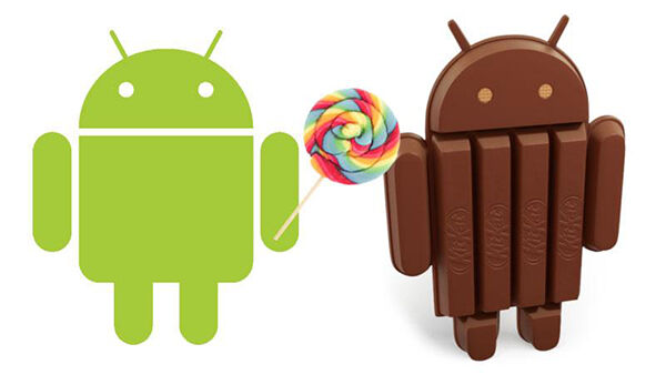 Android L Vs Android Kitkat