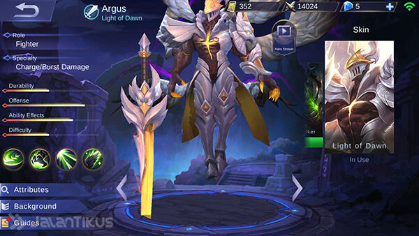Guide Argus Mobile Legends 2