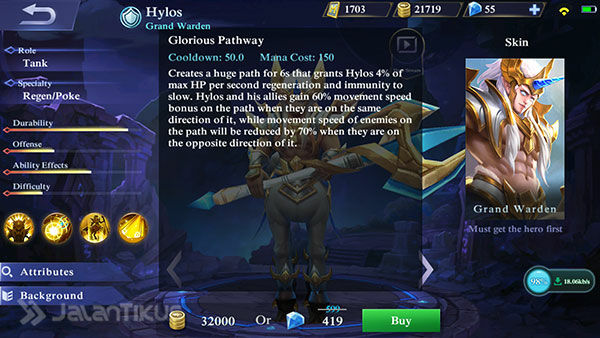 Hero Hylos Mobile Legends 5