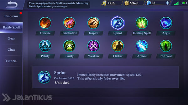 Battle Spell Bertahan Mobile Legends 3