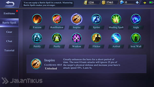 Battle Spell Menyerang Mobile Legends 2
