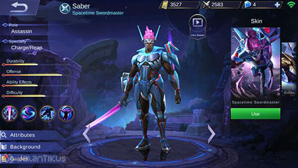 Guide Saber Mobile Legends 1 0dea1