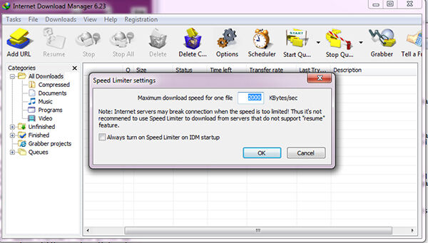 Cara Mempercepat Download Idm 9