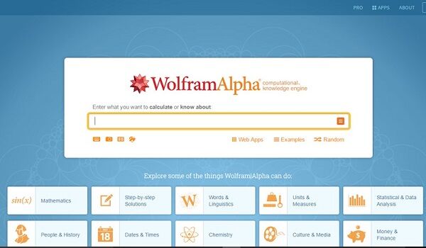 Wolfram Alpha