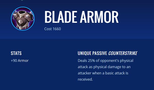 Blade Armor 46135