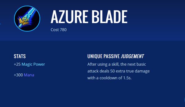 Azure Blade B3469