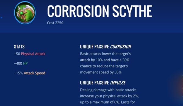 Corrosion Scythe 133ea