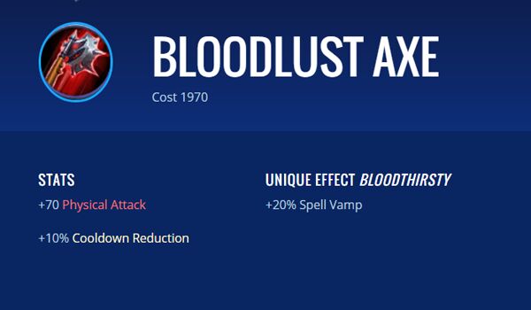 Bloodlust Axe 29fdd
