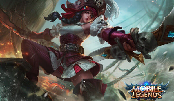 Wallpaper Mobile Legends Karina Black Pearl 5a080