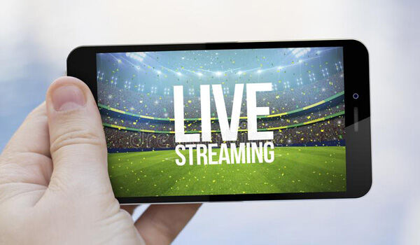 Live Streaming Cell Phone Live Streaming Mobile Concept Hand Holding Live Streaming Sports Event D Generated Smartphone 105063133 39130