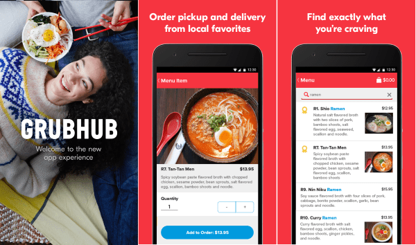 Grubhub Food Delivery Takeout 1