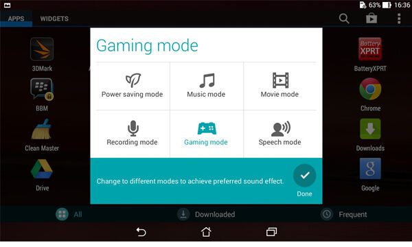 Asus Fonepad7 Mode