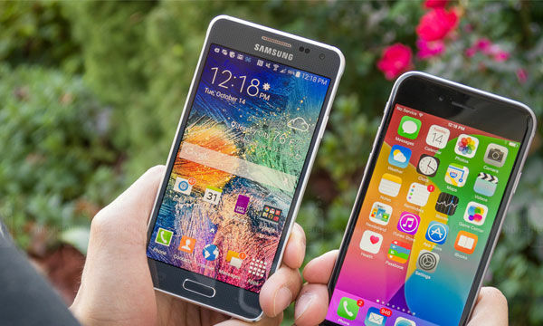 Galaxy Alpha Vs Iphone