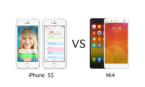 Mi4 Vs IPhone 5S